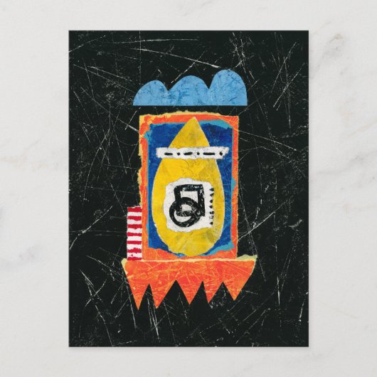 Carte postale Happy Cry - Art Abstrait (Devant)