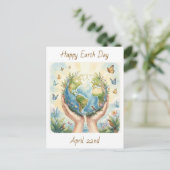 Carte Postale Happy Earth Day April 22nd   (Debout devant)