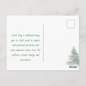 Carte Postale Happy Earth Day April 22nd   (Dos)