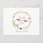 Carte postale Happy Easter Boho (Devant)