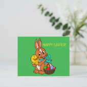 Carte Postale HAPPY EASTER CUTIE unique (Debout devant)