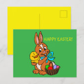 Carte Postale HAPPY EASTER CUTIE unique (Devant / Derrière)