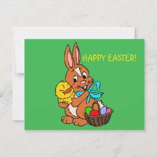 Carte Postale HAPPY EASTER CUTIE unique