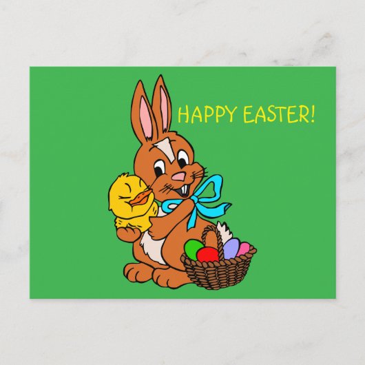 Carte Postale HAPPY EASTER CUTIE unique (Devant)