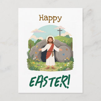 Carte Postale Happy Easter Season Well Wishes Good Friday