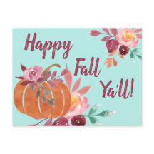 Happy Fall Y'all Citrouille