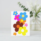 Carte Postale Happy Flowers (Debout devant)