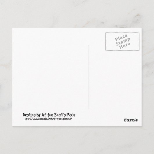 Carte Postale Happy Free range ex-poulets batterie (Dos)