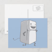 Carte Postale Happy Fridge (Devant / Derrière)