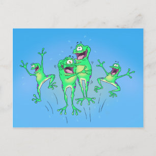Carte postale Happy Frogs