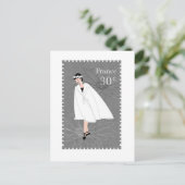 Carte postale Happy Girl France (Debout devant)