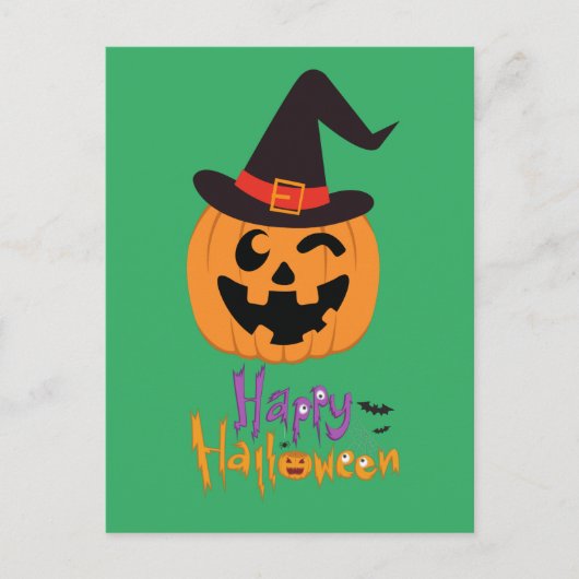 Carte Postale Happy Halloween !!! (Devant)