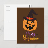 Carte Postale Happy Halloween !!! (Devant / Derrière)