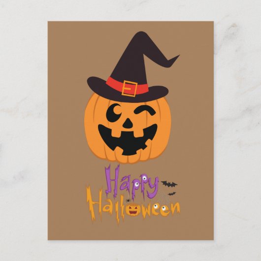 Carte Postale Happy Halloween !!! (Devant)