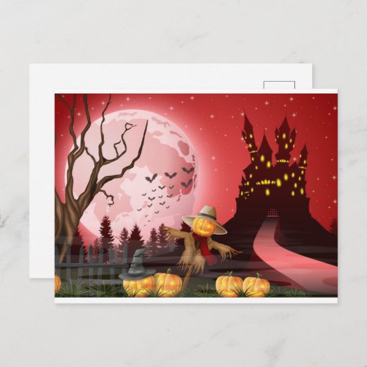 Carte Postale HAPPY HALLOWEEN 21 Postcard (Devant / Derrière)