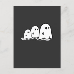 Carte postale Happy Halloween Ghosts