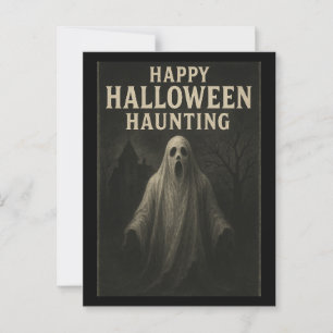 Carte Postale Happy Halloween Hauning - Ghosts Postcard