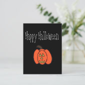 Carte Postale Happy Halloween Jack-o'-lantern (Debout devant)