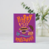 Carte Postale Happy Halloween potion café boisson de la sorche (Debout devant)