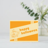 Carte Postale happy halloween : retro : (Debout devant)