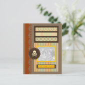 Carte Postale happy halloween (scrapbook) (Debout devant)