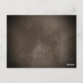 Carte Postale Happy Halloween Steampunk Skull Skeleton (Dos)