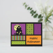 Carte Postale Happy Halloween style de album (Debout devant)