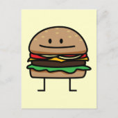 Carte Postale Happy Hamburger (Devant)