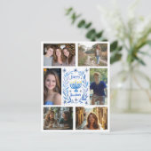 Carte Postale HAPPY HANOUKKA CUSTOM 6 PHOTO Holiday (Debout devant)