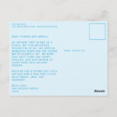 Carte Postale Happy Hanoukka Holiday CUSTOM 3 PHOTOS (Dos)