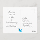 Carte Postale 🕎 Happy Hanoukka, Main de Miriam, personnalisable (Dos)