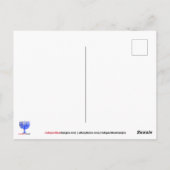 Carte Postale Happy Hanu-Cat | Chat dans Hanoukka Sweater (Dos)