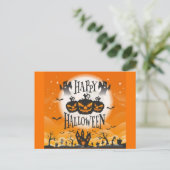 Carte Postale Happy Haunween (Debout devant)