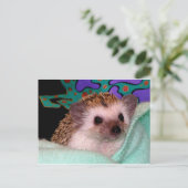 Carte Postale Happy Hedgehog (Debout devant)