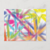 Carte Postale Happy Holi, festival des couleurs, holi hai (Devant)