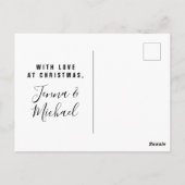 Carte Postale Happy Holidays Hipster Père Noël (Dos)