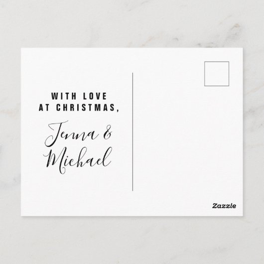 Carte Postale Happy Holidays Hipster Père Noël (Dos)