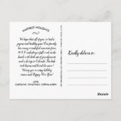 Carte Postale Happy Holidays Photo Collage Bois Pine Boughs (Dos)