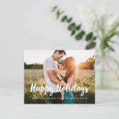 Carte Postale Happy Holidays Photo moderne (Debout devant)