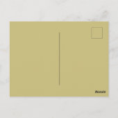 Carte Postale Happy Holidays Script (Dos)