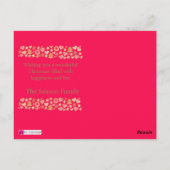 Carte Postale Happy Holidays watercolor gingerbread cookies (Dos)