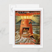 Carte Postale Happy Hooligan Lighthouse et Jonah Play (Devant / Derrière)