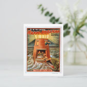 Carte Postale Happy Hooligan Lighthouse et Jonah Play (Debout devant)