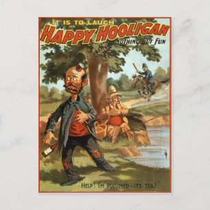 Carte Postale Happy Hooligan - Poisoned by Tea!