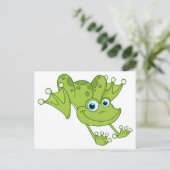 Carte Postale Happy Hopping Frog (Debout devant)