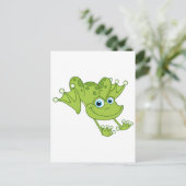 Carte Postale Happy Hopping Frog (Debout devant)