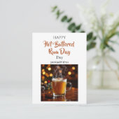 Carte Postale Happy Hot-Buttered Rum Day | January 17th (Debout devant)