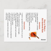 Carte Postale Happy Hot-Buttered Rum Day | January 17th (Dos)