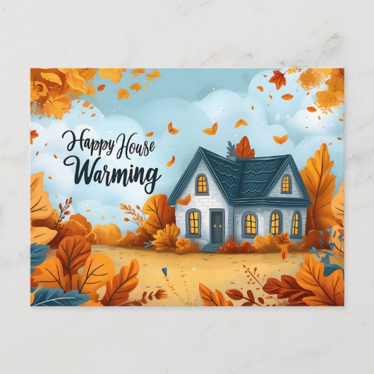 Carte postale Happy House Warming (Devant)