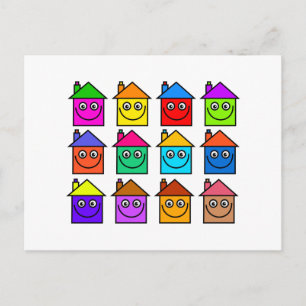 Carte Postale Happy Housing Community Moving Home